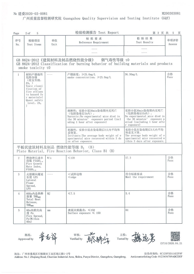 科佰仿真茅草抗老化檢測報(bào)告